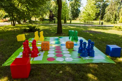 Produktbild von Chinesisches Spielbrett für draußen/Garten (4 x 4 m)