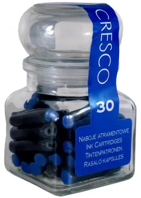 Produktbild von Cresco Tintenpatronen Grün für Füller 30 Stück
