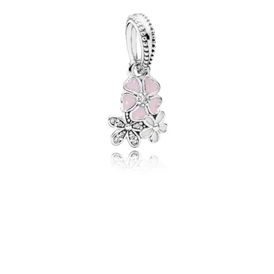 Produktbild von Pandora Charm Anhänger 791824ENMX Malerische Blüten