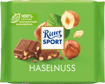 Zdjęcie produktu dla Ritter Sport czekolada mleczna z orzechami laskowymi 100g