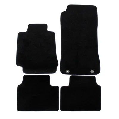 Image de Tapis De Sol De Qualité Supérieure Noir Pour Alfa Romeo Giulia 952 Depuis 2016 4pcs, Ajustement Précis, Base Antidérapante, avec Attaches