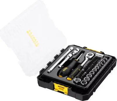 Image de Coffret De Douilles Stakbox M - ¼'' Stanley Jeu De 48 Pcs - Fatmax - Fmmt98101-0