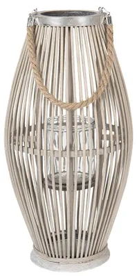 Produktbild von Clayre & Eef Windlicht Grau Holz