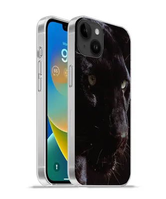 Produktbild von MuchoWow® Handyhülle Schutzhülle Hülle für Apple iPhone 14 Plus - Soft case Panther - Tier - Schwarz Silikon Softcase Handy Hülle - Abbildung