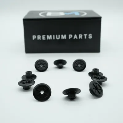 Produktbild von 20x Kunststoffmuttern Befestigungsclips BMW Mercedes Karosserie 51711958025