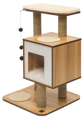 Obrázok produktu pre Catit Vesper V-Base škrabadlo 55,5 x 56 x 81,5 cm orech
