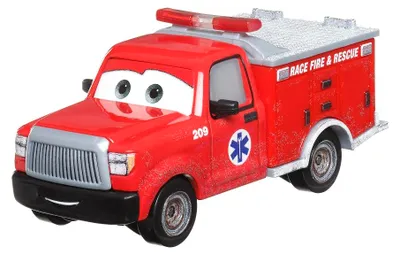 Produktbild von Disney Pixar Cars HKY37, Feuerwehrauto, 3 Jahr(e), Metall, Rot