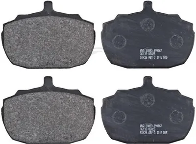Image de Jeu de plaquettes de frein A.B.S. avant pour MG MGR V8 36139