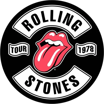 Immagine prodotto di The Rolling Stones - Toppa "Tour 1978" RO160 (Taglia unica) (Bianco/Nero/Rosso)