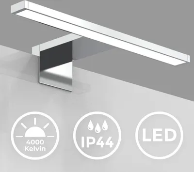 Produktbild von B.K.Licht LED kúpeľňové zrkadlové svetlo kúpeľňové osvetlenie IP44 make-up light