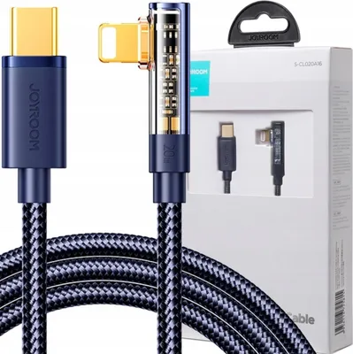 Image de JOYROOM Kabel do USB-C Lightning Angle 20W 1.2m Joyroom S-CL020A6 (niebieski)