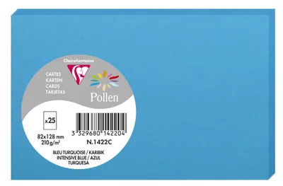 Immagine prodotto di Clairefontaine Pollen Card Caramel 82x128 mm, confezione da 25