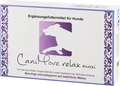 Produktbild von CaniMove relax maxi (ab 10kg) - Ergänzungsfuttermittel zur Minderung von Stress und Ängsten sowie begleitend bei Verhaltenstraining (30 Kapseln)
