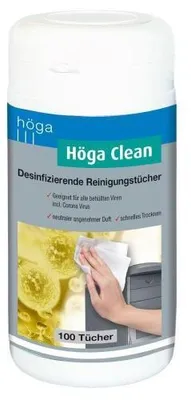 Zdjęcie produktu dla Höga Clean Chusteczki czyszczące Pudełko 100 szt