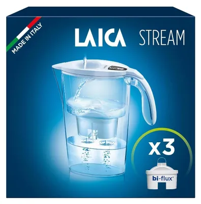 Immagine prodotto di Laica J9077F1 Caraffa Filtrante Elettronica 3 Filtri BI Flux