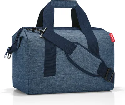 Produktbild von Reisenthel Allrounder M, Uni, Schultertasche, Medium, Reißverschluss, Blau, Muster