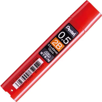 Image de Graphite Pentel 0,5 2B Ain Pierre C275S-2B