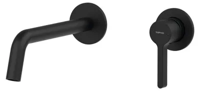 Produktbild von Sapho ICONIC Unterputz-Waschtischarmatur 2-Loche, Schwarz matt