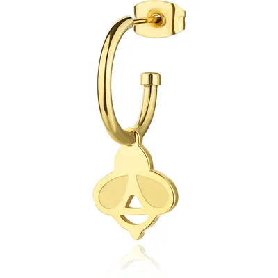 Image de Pendentif mono-boucle d'oreille Sagapò Collection Or - femme