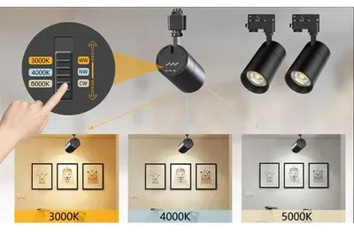 Zdjęcie produktu dla MRail 1x Spot3 CCT 20 W 4000 K 1600 lm, czarny