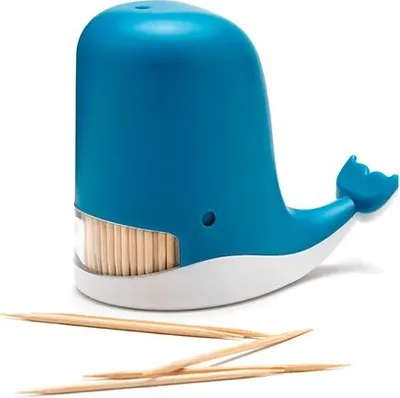 Immagine prodotto di PELEG DESIGN - Distributore di stuzzicadenti Jonah | Pratico distributore di stuzzicadenti | Contenitore di plastica per stuzzicadenti