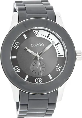 Produktbild von Oozoo Armbanduhr grau Kunststoff Timepieces Damen Analog-Quarzuhr UOC4257A