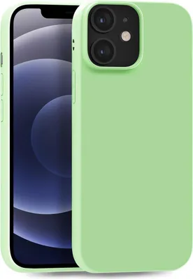 Produktbild von Hülle für Apple iPhone 12 Mini - Handyhülle Cover aus Silikon in Grün