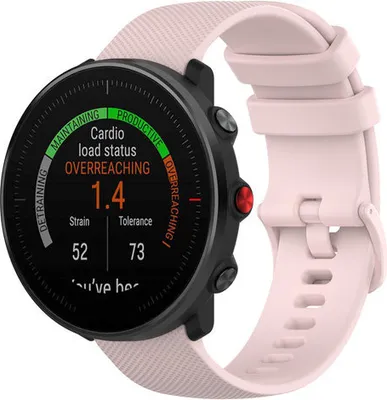 Produktbild von Strap-it Polar Vantage M Armband Silikon (Hellrosa)