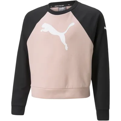 Produktbild von PUMA Modern Sports Crew Sweatshirt Mädchen rose quartz 140