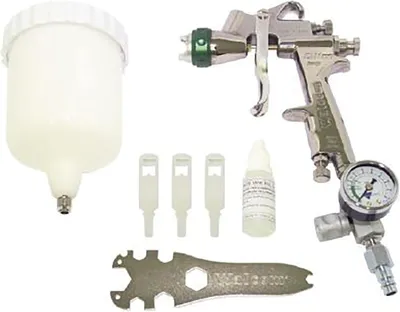 Produktbild von ELMAG Farbspritzpistole SLIM S HVLP, nebelarm, Set mit Düsensatz 1,9 mm
