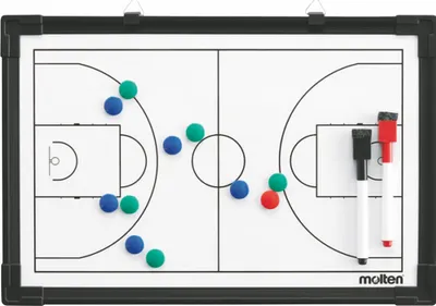Image de molten SB0050 Basketball Coaching Board Tableau tactique magnétique