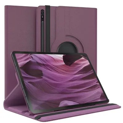 Produktbild von EAZY CASE - Tablet Hülle für Samsung Galaxy Tab S8 Plus Schutzhülle, Tablet Case 360° drehbar in Violett