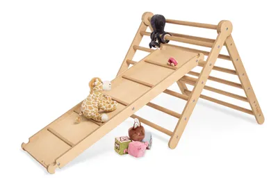 Produktbild von Pinolino Kletterset 'Kari' mit Dreieck und Brett, 398310