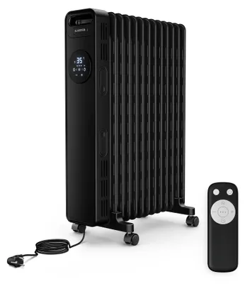 Obrázek produktu pro Klarstein Thermaxx olejový radiátor – 2500 W, 13 žeber, 3 stupně vytápění, termostat 7–35 °C, dálkové ovládání, časovač, až 25 m²