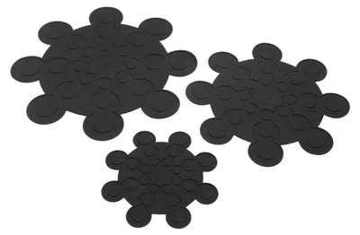 Immagine prodotto di Set di 3 sottopentole in silicone per pentole e utensili da cucina