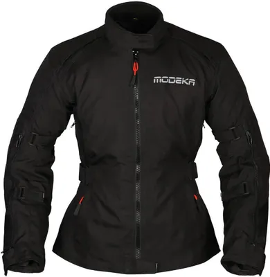 Produktbild von Modeka Luana Damen Motorrad Textiljacke, schwarz, 44