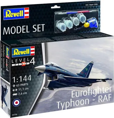 Produktbild von ModelSet letadlo 63796 - Eurofighter Typhoon - RAF (1:144)