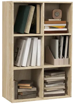 Immagine prodotto di Librerie - Scaffali per libri - Mensole a parete - Scaffali per libri - Scaffale portaoggetti - 65,5 x 30 x 97,5 cm - 3 ripiani