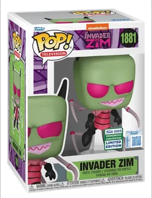 Image de Funko Pop! Invader ZIM - ZIM (avec les jambes de Pak) #1881 [Exclusivité de la Wonderous Convention 2025]