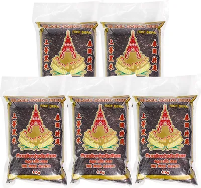 Produktbild von Royal Thai Schwarzer Cargo Reis 5x1kg