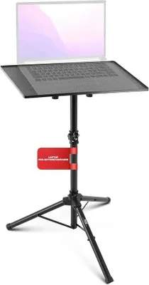 Produktbild von Famanu Laptopständer mit verstellbarer Höhe und Winkel - Laptophalter für Laptops und Projektoren - Ideal für Bühne und Studio