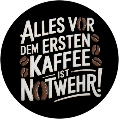 Produktbild von Alles vor dem ersten Kaffee ist Notwehr Magnet mit Flaschenöffner
