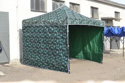 Produktbild von Ekspand | Partyzelt 2x2m - Camouflage - Faltbar - Ideal für Gartenpartys - Wetterfest und Stabil