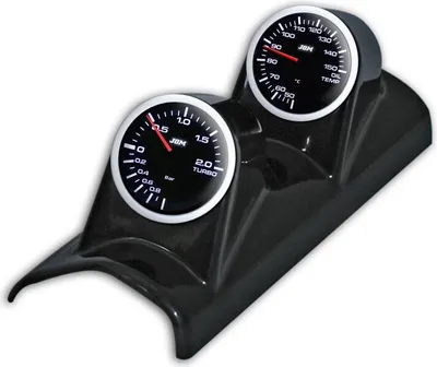 Produktbild von JOM Instrumententräger 2 Fach schwarz A-Säule 52 mm für Zusatzinstrument