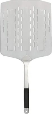 Obrázok produktu pre Cozze škrabka na pizzu s otvormi hliník 66 cm strieborná/čierna