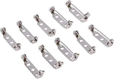 Obrázek produktu pro 50ks tyčových kolíků brožový zámek zpětné bezpečnostní zachycení válcování DIY Craft 25mm