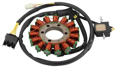 Image de Remplacement du stator - 18 bobines, 5 fils - Compatible avec CBR1000RR Fireblade 2008/2009 - Référence OEM 31120-MFL-641 - Qualité supérieure - Livraison immédiate - Stator pour moto