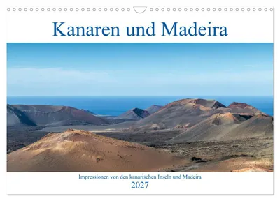Produktbild von Kanaren und Madeira (Wandkalender 2027 DIN A3 quer), CALVENDO Monatskalender