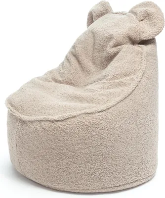 Obrázok produktu pre Ecopuf Yoghi, Sedací Vankúš, Kreslo Bean Bag, Sedací Vak, Do Interiéru, z Bouclé Tkaniny