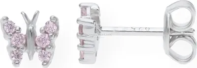 Produktbild von JuwelmaLux Kinder Ohrstecker 925 Silber Schmetterlinge mit Zirkonia JL10-06-0663
